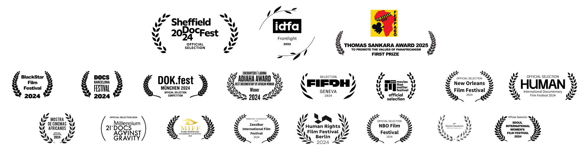 Our Land Our Freedom documentary Laurels